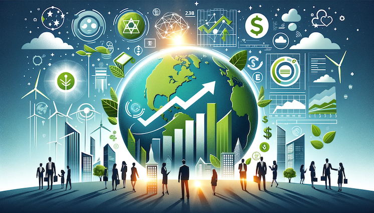 Illustration of how middleware impacts Environmental, Social, and Governance (ESG) credentials.
